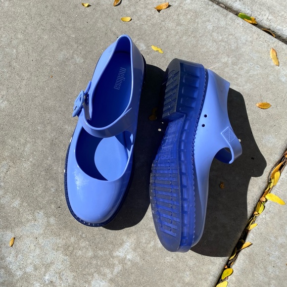 Periwinkle Melissa Jelly Mary Janes - Picture 1 of 6